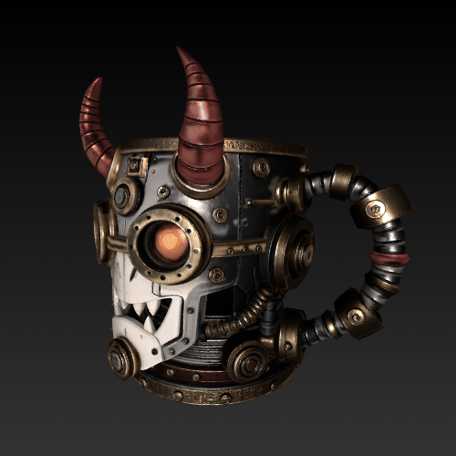 Ly Mug Robot Steampunk - Image 2