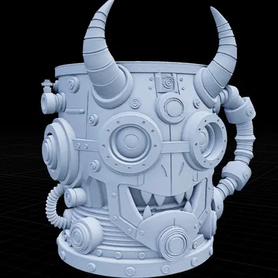 Ly Mug Robot Steampunk
