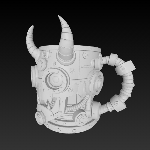 Ly Mug Robot Steampunk - Image 4