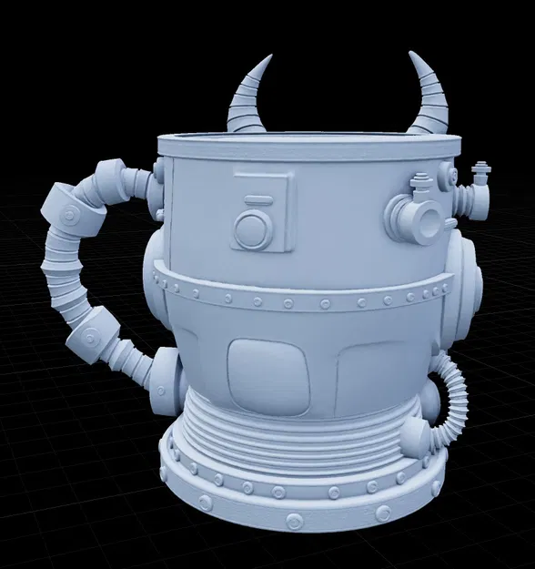 Ly Mug Robot Steampunk - Image 5
