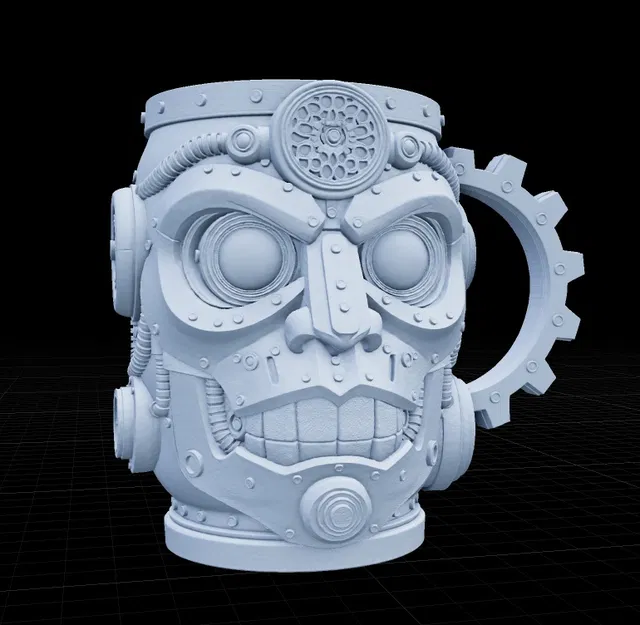 Ly Mug Robot Steampunk - Image 2