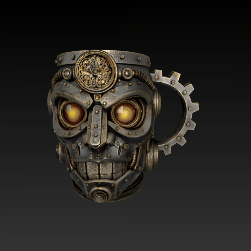 Ly Mug Robot Steampunk - Image 3