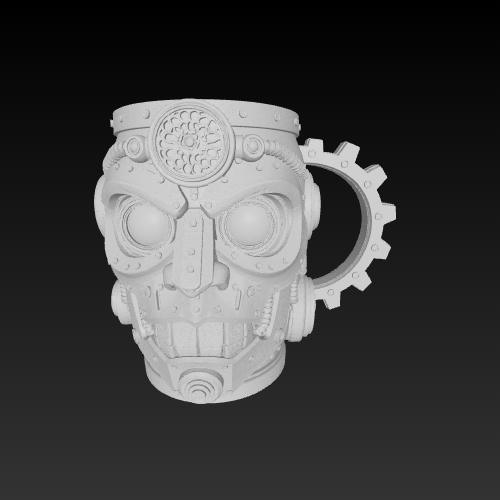 Ly Mug Robot Steampunk - Thumbnail 5