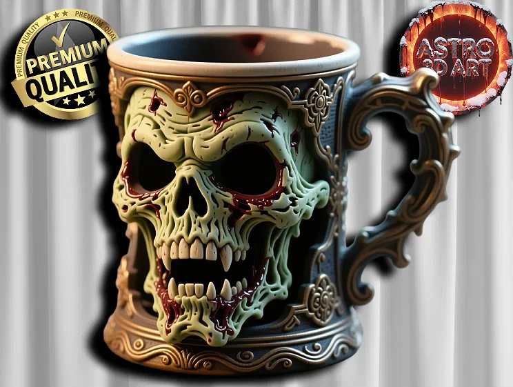 Ly Zombie Skull Mug - Image 1