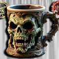 Ly Zombie Skull Mug - Thumbnail 1