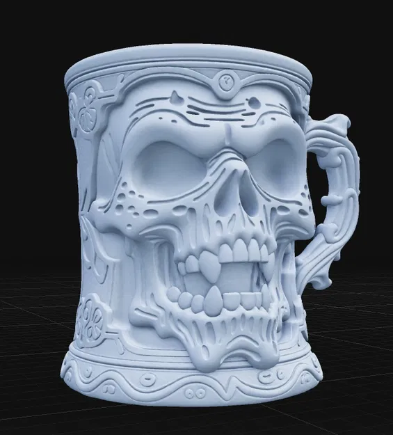 Ly Zombie Skull Mug - Image 2