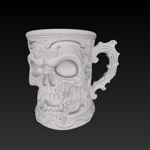 Ly Zombie Skull Mug - Image 5