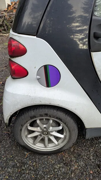 Nắp xăng Smart ForTwo 451 (Fuel Door) – phần “skin” - Image 1