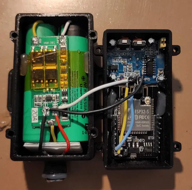 Vỏ ESP32-CAM trail camera + PIR + pin 18650 + thẻ SD, không cần supports - Image 5