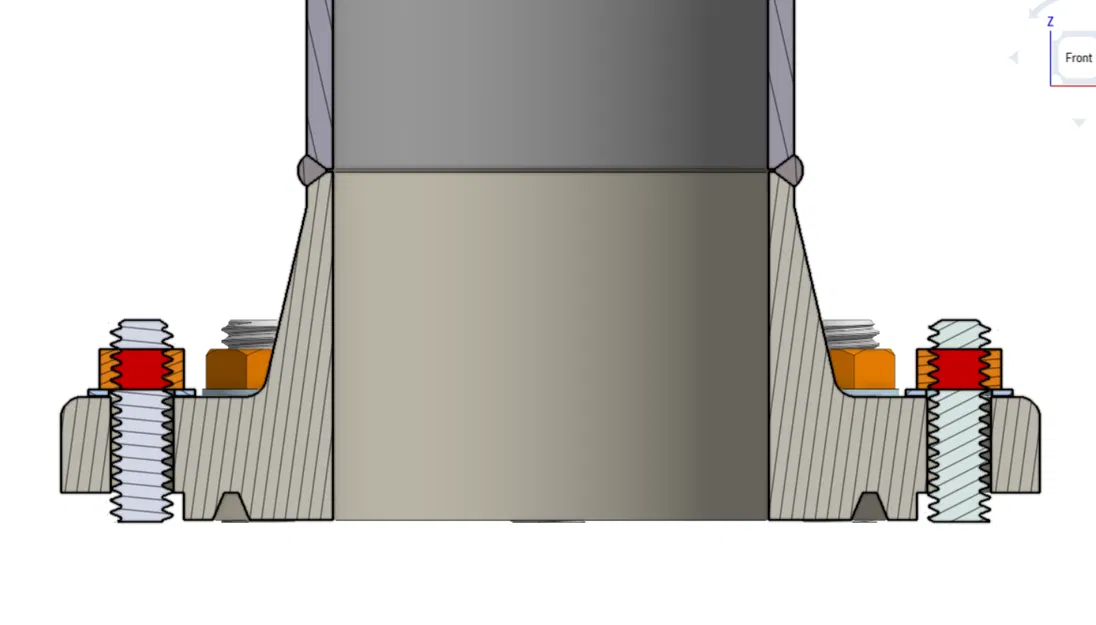 Mặt bích FLANGE CLASS 150# RTJ 4" SCH. 40 - Image 3