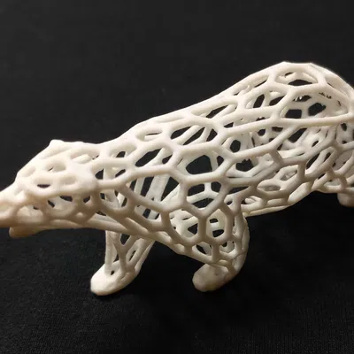 Gấu Bắc Cực Voronoi (Polar Bear Voronoi)