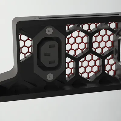 Voron 2.4 (350mm) skirt mesh kèm ổ cắm nguồn (C13 panel mount)