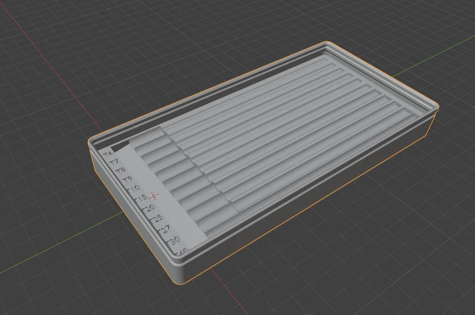 Khay/Giá giữ bộ đầu Torx Bit (Torx Bit Set Holder) - Image 1