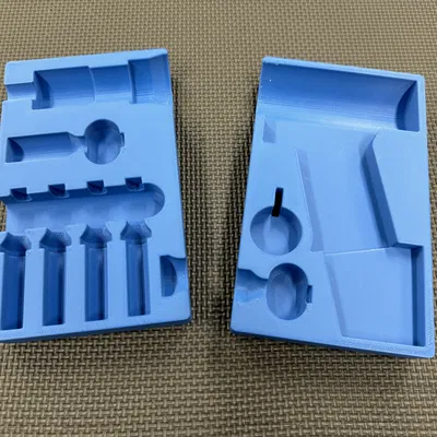 Khay Gridfinity cho 3X Recoilless Rivet Gun (US3R)