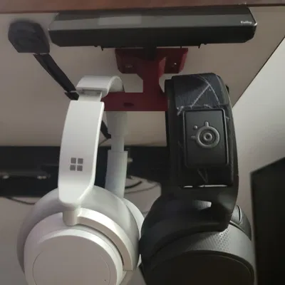 Móc Treo Tai Nghe Dưới Bàn (Under Desk Headphone Hanger)
