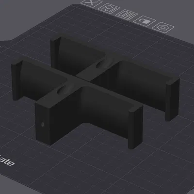 Móc Treo Tai Nghe Đôi Treo Dọc - Bắt 1 Vít Pocket Hole