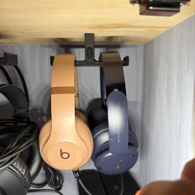 Móc Treo Tai Nghe Đôi Treo Dọc - Bắt 1 Vít Pocket Hole