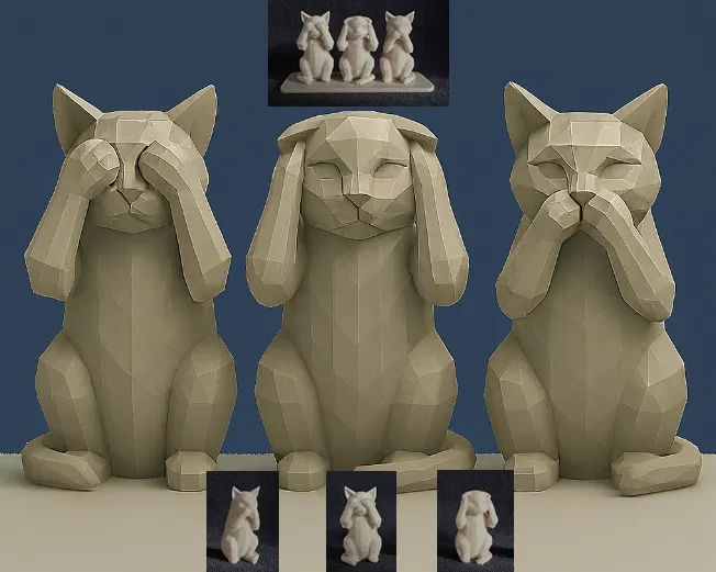 Ba Chú Mèo Thông Thái (The Three Wise Cats) - Image 1