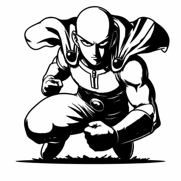 One Punch Man - Tranh treo tường Saitama (Wall Art) - Image 3