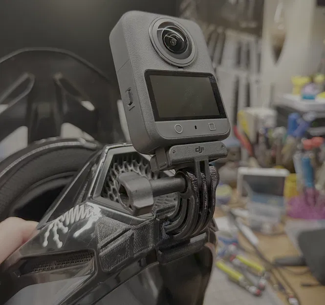 Ngàm gắn camera cằm Fox V1 (Bản dài) cho action cam - Image 1