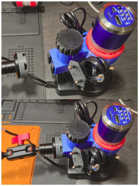 Ngàm giữ kính hiển vi số điều chỉnh được – File remix (Fusion360) - Image 3