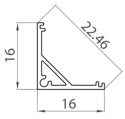 Giá đỡ V-Shaped cho Led Aluminium Channel (Led Aluminium Channel V-Shaped Mounts) - Image 1