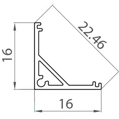 Giá đỡ V-Shaped cho Led Aluminium Channel (Led Aluminium Channel V-Shaped Mounts)