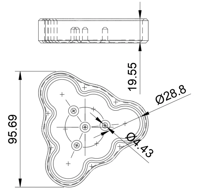 Kệ/Stand cho chai DOTERRA 15ml (6 hoặc 9 chai) – file f3d - Image 2