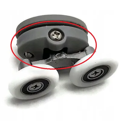 Giá đỡ bánh xe con lăn trên cửa phòng tắm (Shower Door Top Roller Wheel Bracket)