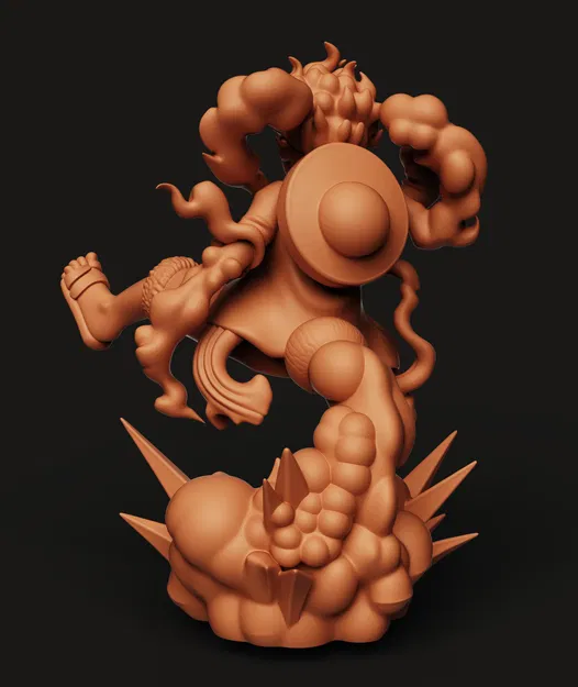 Tượng Luffy Gear 5 Joyboy | One Piece Sun God Nika | Anime | Epic Manga - Image 5