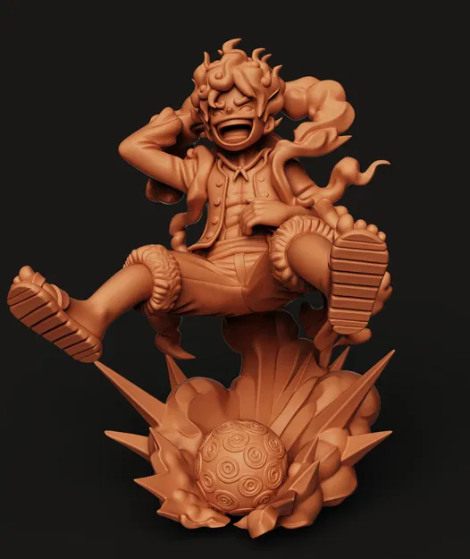 Tượng Luffy Gear 5 Joyboy | One Piece Sun God Nika | Anime | Epic Manga - Image 6