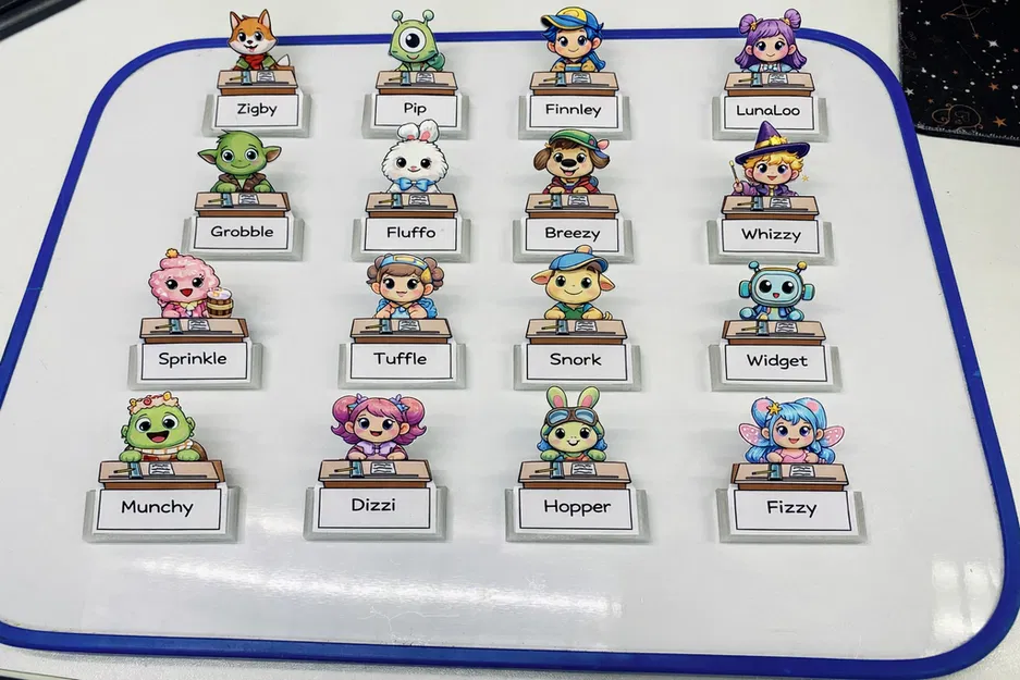 Quân Cờ Sơ Đồ Chỗ Ngồi 3D Gắn Nam Châm (dùng cho lớp học) - Image 1