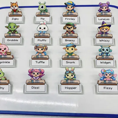 Quân Cờ Sơ Đồ Chỗ Ngồi 3D Gắn Nam Châm (dùng cho lớp học)