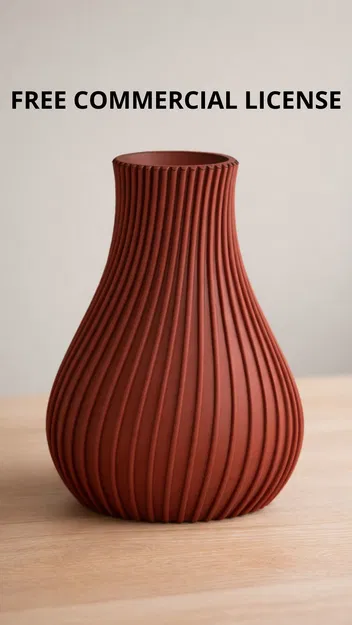 Bình hoa xoắn ốc hiện đại (Modern Spiral Vase) - Image 2