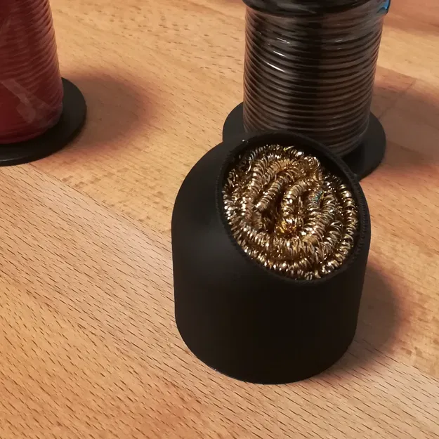 Đồ giữ miếng bọt đồng (Brass Sponge) để vệ sinh mũi hàn - Image 1