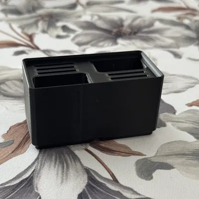 GridNikFinity: Khay 2 pin Nikon EN-EL25 + 6 thẻ SD (Gridfinity 2x1)