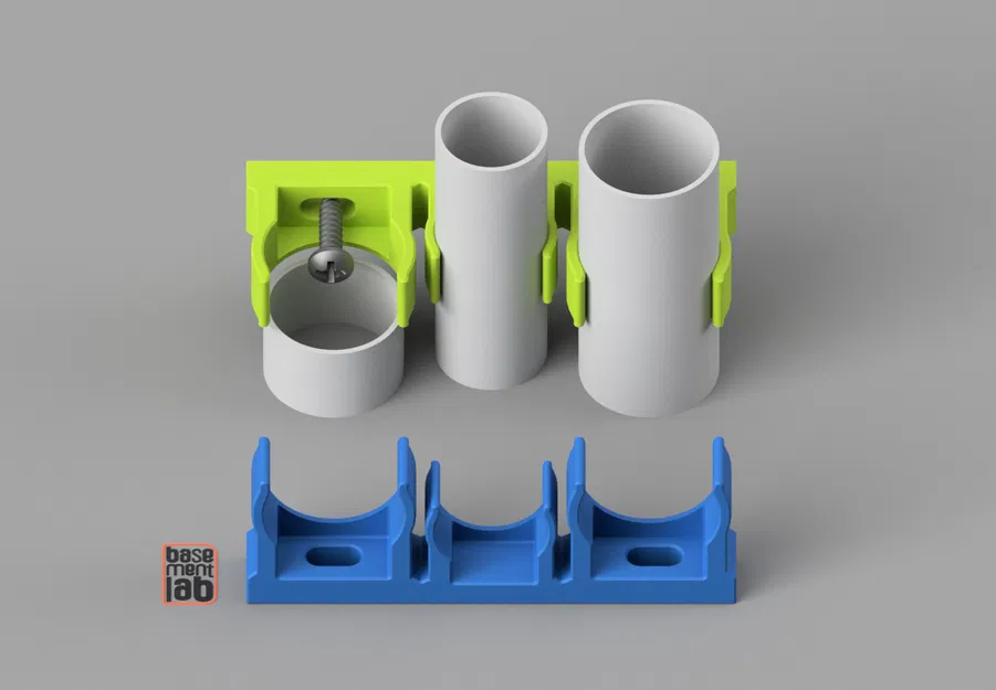 Pipe Clip - Kẹp ống 3 ngã Ø25/20/25mm (Fissatubo triplo) - Image 2