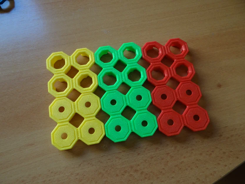 Multiboard - Raised Snaps bắt vít (DS Part A) lỗ 6mm - Image 3