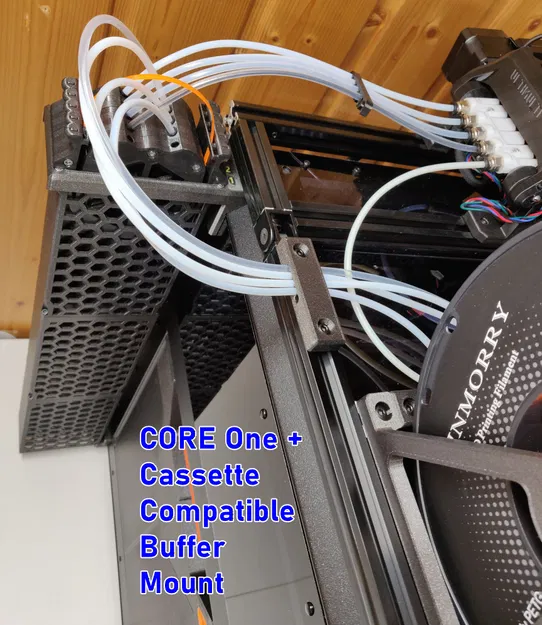 Bản Adaptation MMU3 Cassette Compatible Buffer cho Prusa CORE One + - Image 1