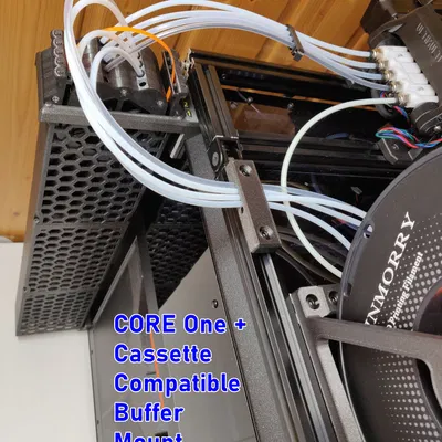 Bản Adaptation MMU3 Cassette Compatible Buffer cho Prusa CORE One +