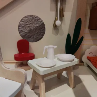 Dĩa (Plate/Teller) cho nhà búp bê (Dollhouse/Puppenhaus)