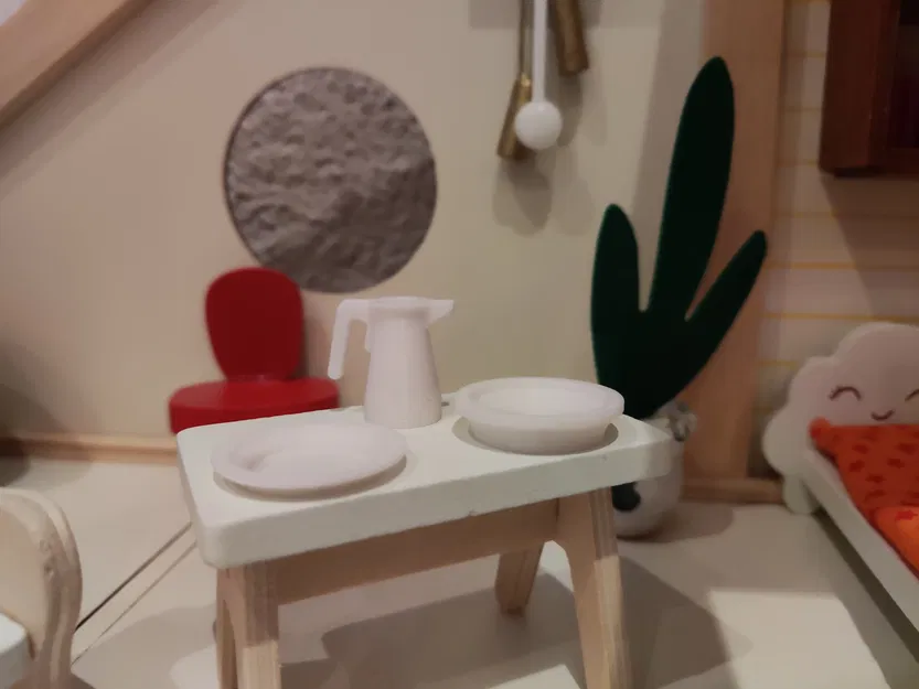 Dĩa (Plate/Teller) cho nhà búp bê (Dollhouse/Puppenhaus) - Image 2