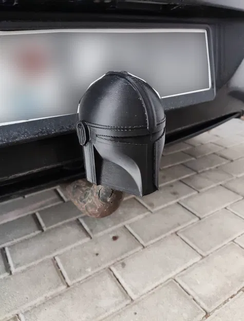 Nắp che móc kéo kiểu Mandalorian (hitch cover) / Abdeckung für Anhängerkupplung - Image 1