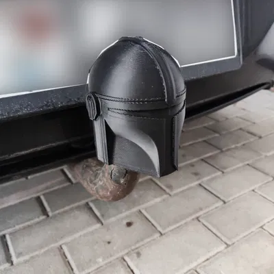 Nắp che móc kéo kiểu Mandalorian (hitch cover) / Abdeckung für Anhängerkupplung