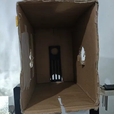 Giá đỡ cuộn filament Ender 3 hướng ra trước – Trục giảm rung