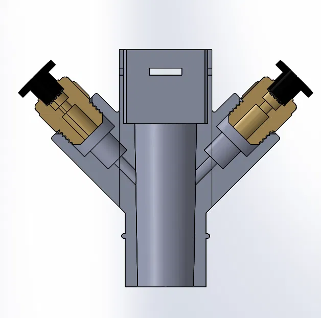 Nâng cấp Filament Hub 4-in-1 cho Anycubic Kobra 3/S1 Combo – Gắn Skadis - Image 3