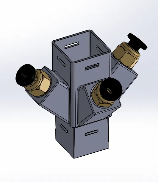 Nâng cấp Filament Hub 4-in-1 cho Anycubic Kobra 3/S1 Combo – Gắn Skadis - Image 4