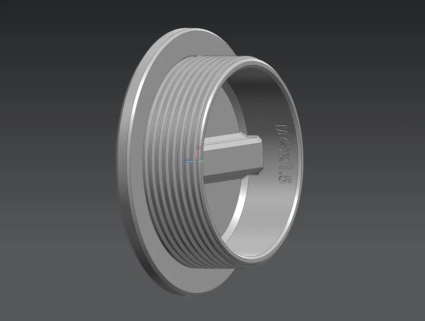 Nút bịt M40x1.5 (Blind Stuffing) + ê-cu & gioăng TPU - Image 7