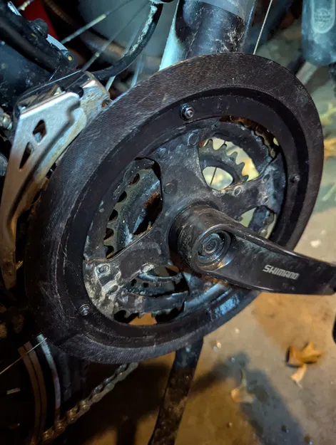 Chainguard Shimano TY-301 48/38/28 (Tấm chắn sên) - Image 1