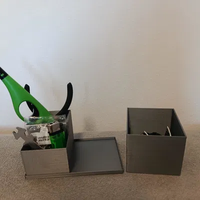 Giá đựng dụng cụ và thùng rác